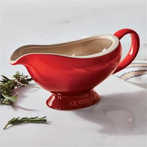 Le Creuset Cerise Stoneware Gravy Boat 460ml